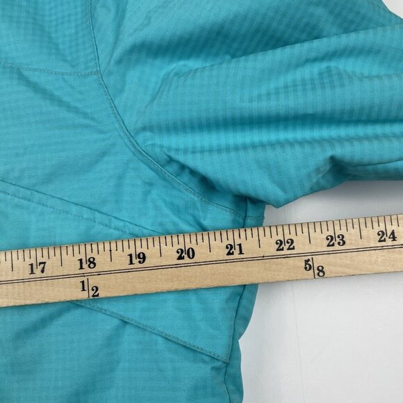 O’Neill Escape Series Ski Jacket Women’s XL Hooded 5000mm 2 Layer Shell Teal - Picture 3 of 14